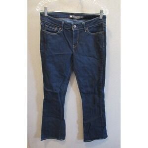 Levis Jeans Womens 8 /  29 Blue Mid Rise Bootcut Slight Curve Stretch Denim